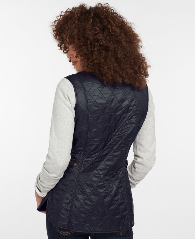 Barbour Weste Wray Gilet Dames Zwart | 251390-VEB