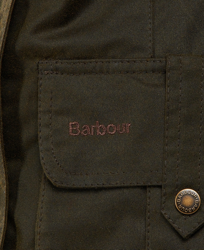 Barbour Winter Defence Waxed Jas Dames Groen | 758120-PTK