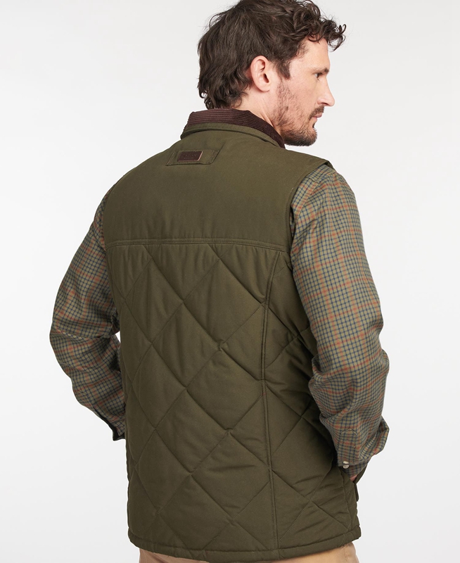 Barbour Winterdale Gilet Heren Olijfgroen | 298150-GWC