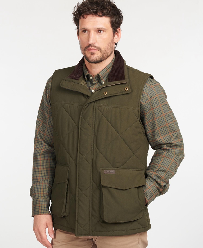 Barbour Winterdale Gilet Heren Olijfgroen | 298150-GWC