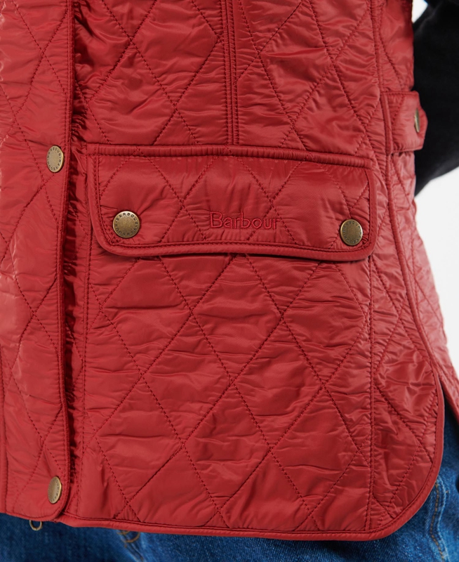 Barbour Wray Gilet Dames Rood | 876205-XCO